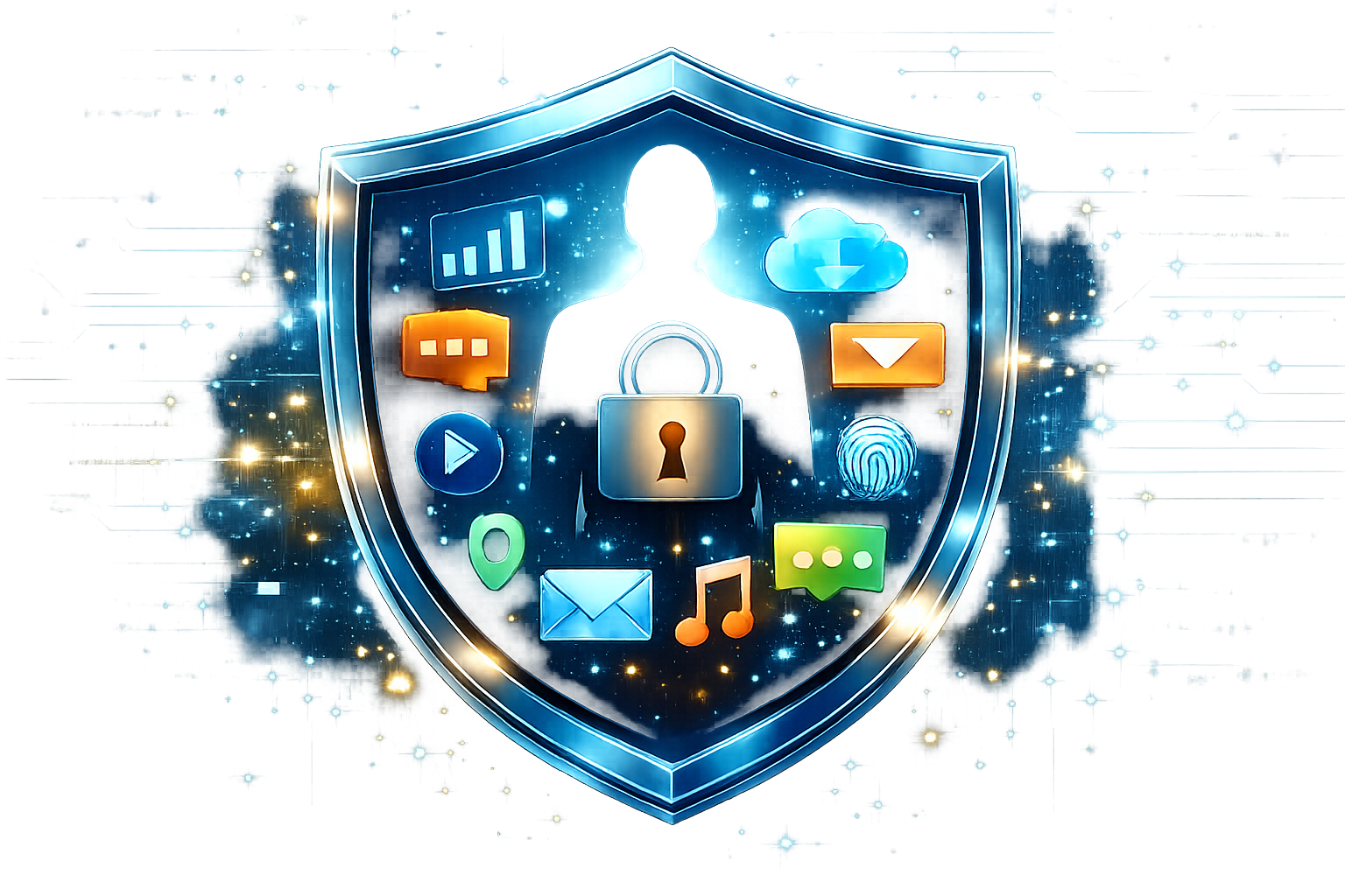 Privacy-focused on-device data illustration