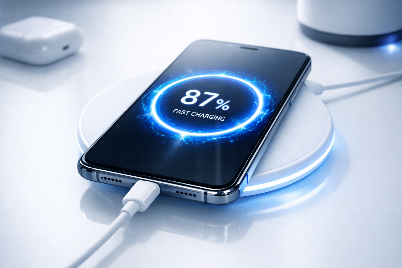 Device fast charging with advanced battery efficiency